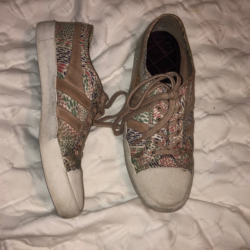 Gola rainbow fish pattern shoes